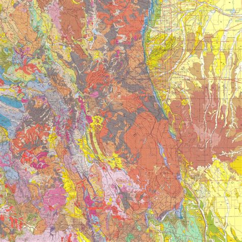 Mi 16 1979 Geologic Map Of Colorado Tweto Colorado Geological Survey