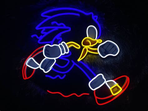 Sonic The Hedgehog Neon Signs Custom Neon Sign Sonic Led Etsy Australia