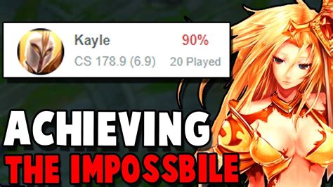 Did I Just Get A 90 Win Rate On Kayle In Challenger Challenger To