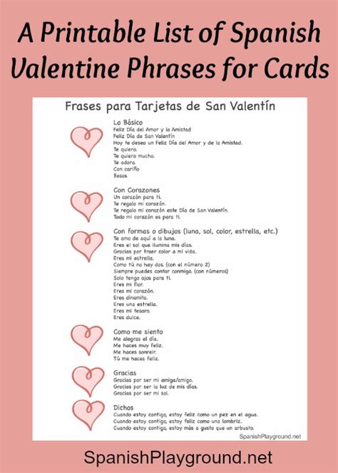Valentine Sayings In Spanish Get Valentines Day Update