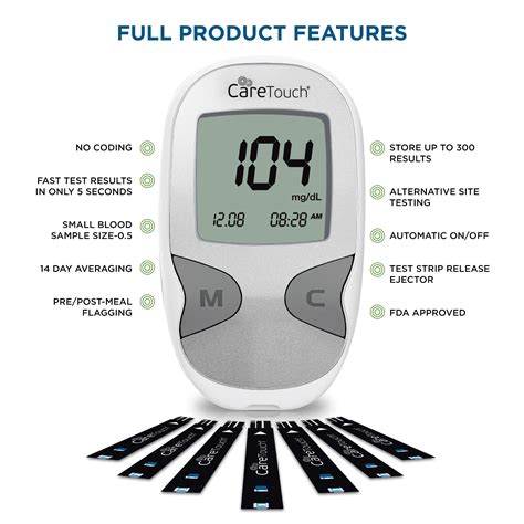 Buy Blood Glucose Monitor Kit Diabetes Testing Kit With 1 Glucometer