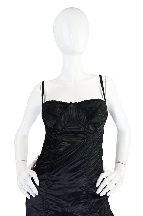 Ss 1992 Rare Dolce And Gabbana Lingerie Corset Bustier Dress At