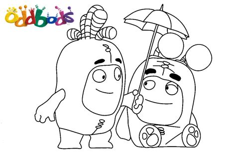 20 Oddbods Coloring Pages Shuyebernie