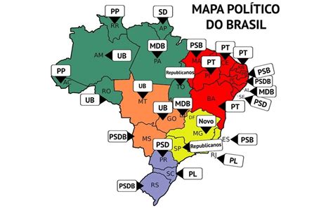 Novo mapa político do país mostra fragmentação 11 partidos governarão