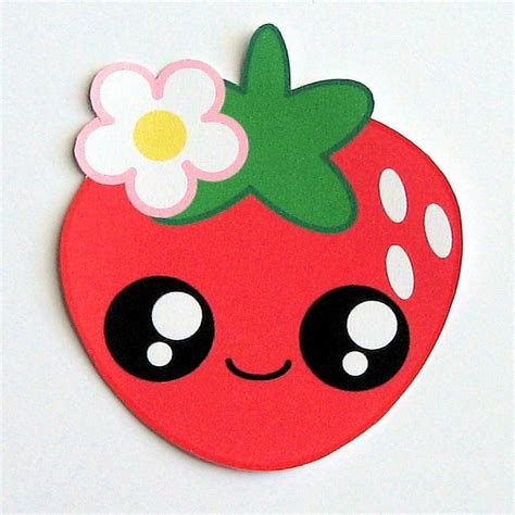 Kawai World Kawaii Things Strawberry Drawing Cute Strawberry Cute