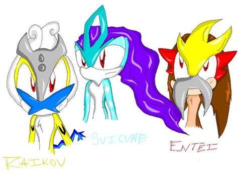 Suicuneraikou Entei Sonic By Astral Wingz On Deviantart