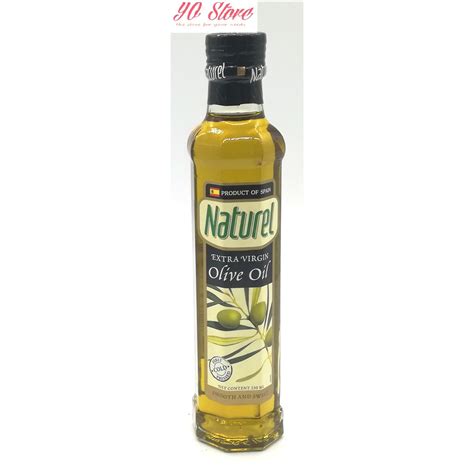 Choosing a favorite olive oil is like choosing a fine wine, so allow your taste buds to delight in trying these various kinds until you find the one you love! Naturel Extra Virgin Olive Oil (250ml) | Shopee Malaysia