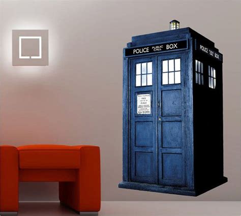 Dr Who Tardis Phone Booth Decal Wall Sticker Phone Booth Wall Decals