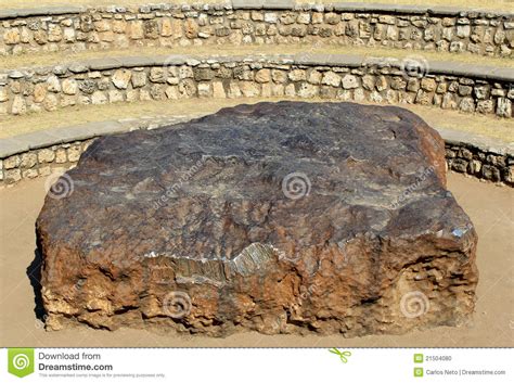 Hoba Meteorite The Largest Meteorite Ever Found Stock