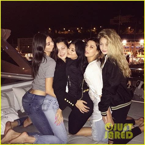 Kendall Jenner Gets Grabbed And Licked By The Hadid Sisters Photo 3378209 Kendall Jenner Kylie