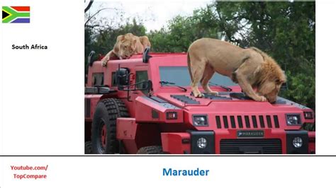 Mrap Cougar Vs Marauder Mine Resistant Track All Specs Youtube