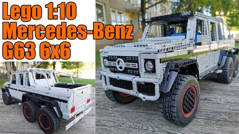 Lego Technic 110 Mercedes Benz G63 6x6 Youtube