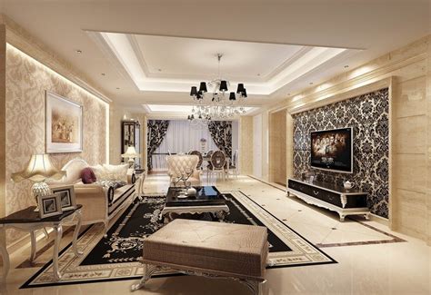 Elegant Living Room Wallpaper 17 Designs