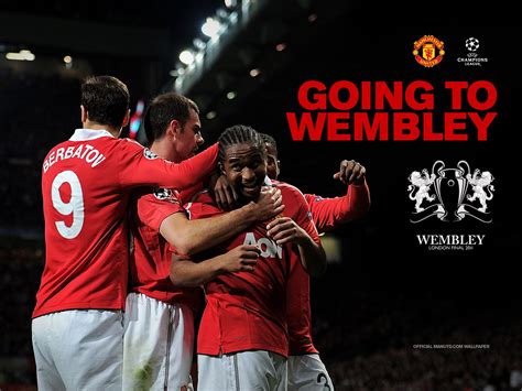 The Manchester United Fanzone Picture Going To Wembley