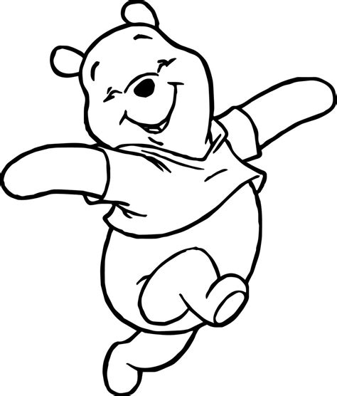 A pencil sketch on a4 paper. Winnie The Pooh Line Drawing | Free download on ClipArtMag