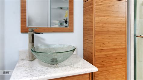 Natural Bamboo Bathroom Cabinets Omega Cabinetry