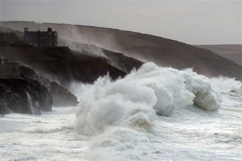Storm Brian Batters Britain As High Winds And Heavy Rain Strike Days