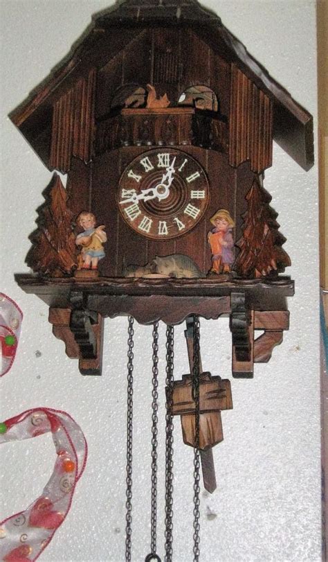 Antique Black Forest Cuckoo Clock Gerald Burger Original Special