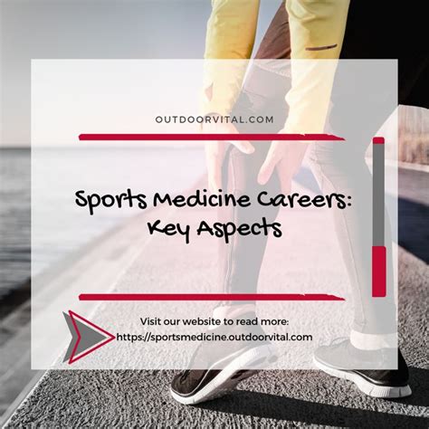 Sports Medicine Careers Key Aspects Sports Medicine Preventive