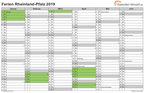 Laden sie die kalender mit feiertagen 2019 zum ausdrucken. Ferien Rheinland-Pfalz 2019 - Ferienkalender zum Ausdrucken
