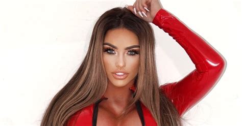 katie price shows off ‘biggest ever breasts in sizzling red latex bodysuit for shoot after