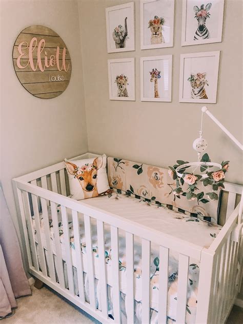 We love the crisp, clean look of. Boho baby girl nursery | Baby room themes, Baby girl ...