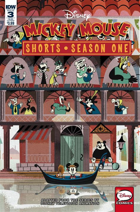 Mickey Mouse Shorts Season One 3 Subscription Cover Fresh Comics