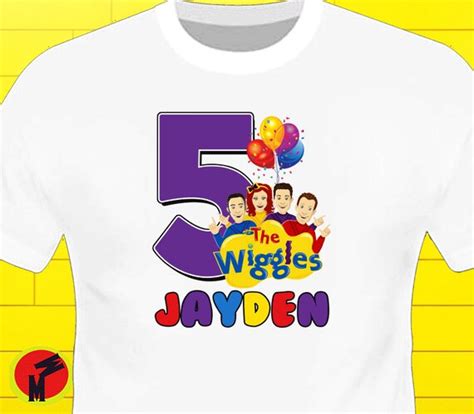 The Wiggles Iron On Transfer Digital Design The Wiggles Etsy