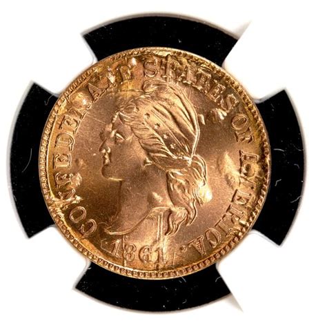 United States Confederate Restrike 1 Cent 1861 Ngc Ms68 Rb Stephen