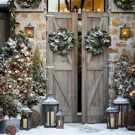 20 Winter Wonderland Outdoor Christmas Decorations Homyhomee