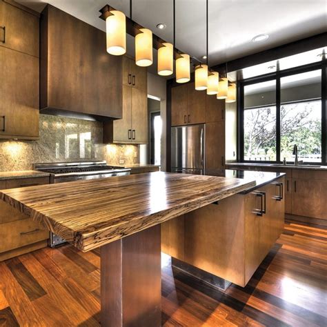 Modern Kitchen Countertops Materials Countertop Design Wood