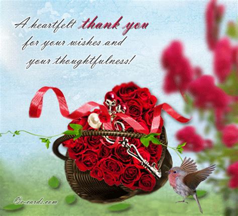 Heartfelt Thank You Free Birthday Thank You ECards Greeting Cards Greetings