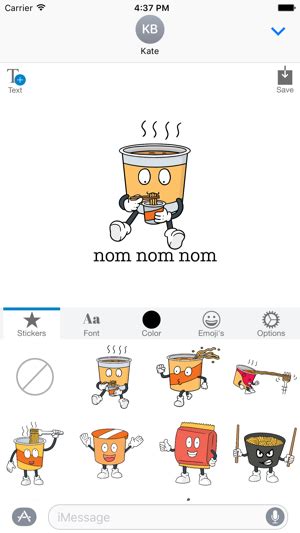 ‎sushi Ramen Myose Make Your Own Sticker Emoji On The App Store