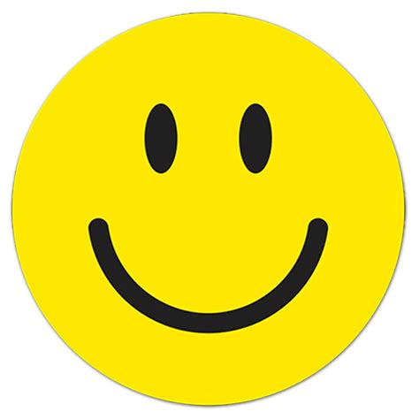 Buy Happy Face Vinyl Window Stickers Yellow 6 12 Per Pack Online