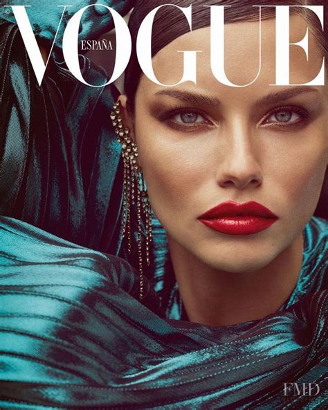 Cover Of Vogue Spain With Adriana Lima August 2019 Id50268