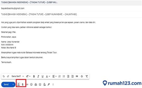 Cara Mengirim Tugas Lewat Email Yang Baik Dan Benar