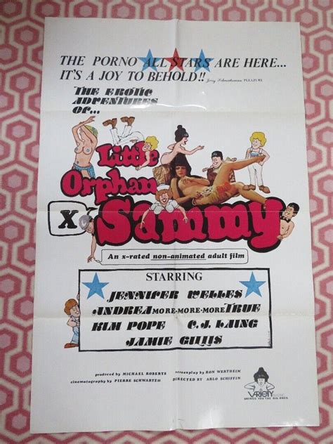 Little Orphan Sammy Folded Us One Sheet Poster Jennifer Welles Kim Pop Rendezvous Cinema