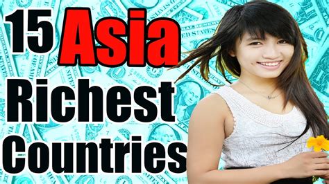 Top Richest Countries In Asia Gdp Ppp Per Capita Youtube