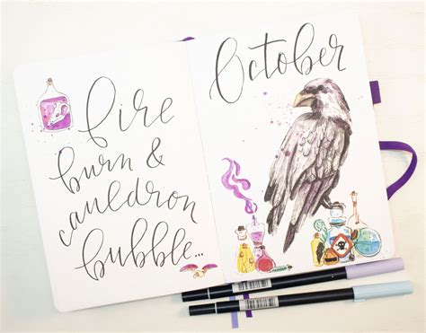October Bullet Journal Setup ⋆ Sheena Of The Journal