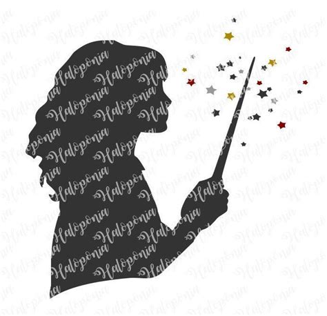 648 Hermione Harry Potter Silhouette