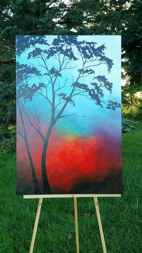 Easy Acrylic Canvas Painting Ideas For Beginners Abstrakte