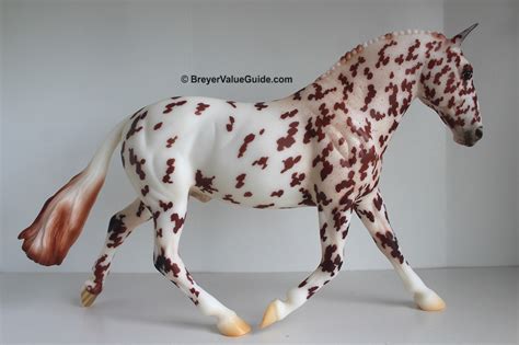 Breyer Horse Traditional Rotating Draft Leopard Chestnut Appy Glossy 2