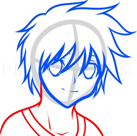 How To Draw An Anime Boy For Kids Step By Step Drawing Guide By Dawn