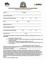Pictures of Liability Waiver Form For Contractors