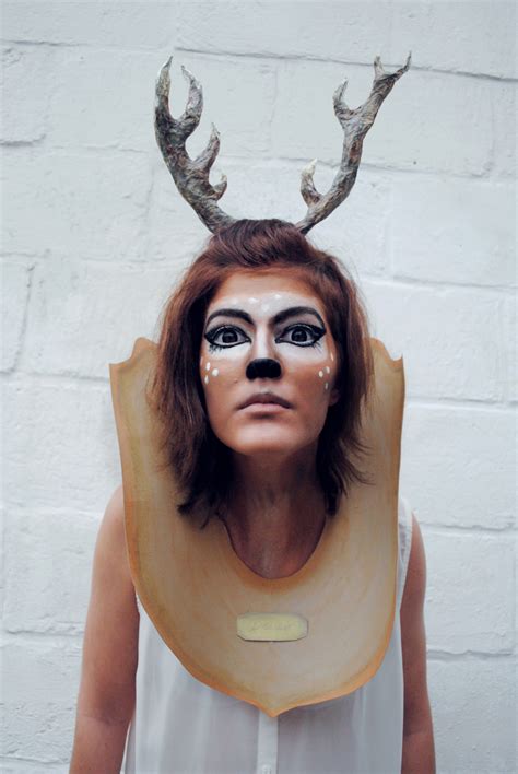 Taxidermy Deer Head Costume Make