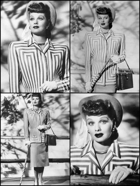Lucille Ball Publicity Shoot “lover Come Back” 1946 Costume Design By Travis Banton Lucille