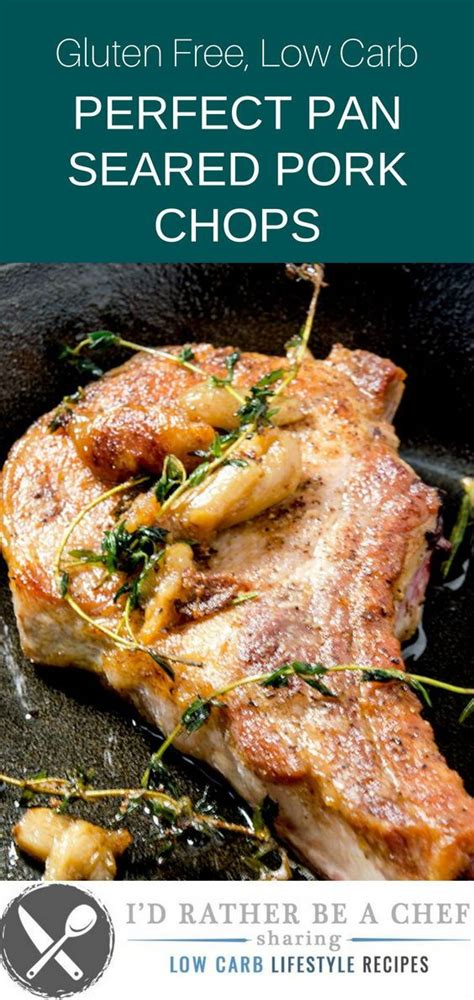 Stay at home chef on facebook stay at home chef on instagram stay at home chef on pinterest stay at people absolutely rave about my recipe for the perfect thick cut pork chop. Perfect Pan Seared Pork Chops | Recipe | Seared pork chops ...