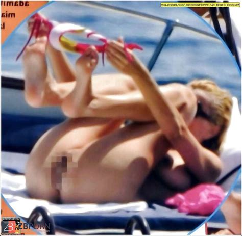 Rita Rusic Sunbathes In Miami Zimbio Hot Sex Picture