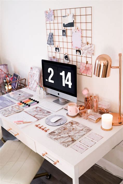 My Desk Tour How I Stay Organized Working From Home Lily Like Blog