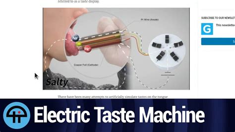 electric taste machine youtube